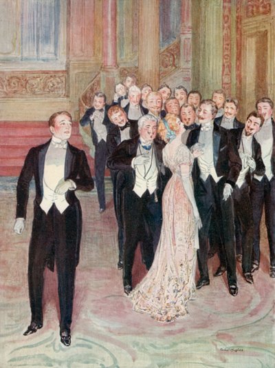 陽気な未亡人：パートナーがたくさんいます！ 作： Talbot Hughes